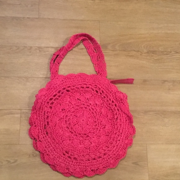 Women’s Pink Boho Tote Purse - Picture 4 of 6